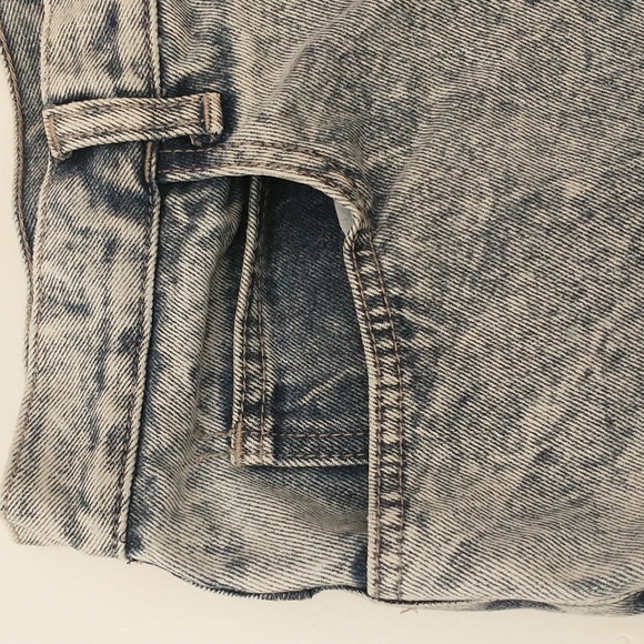 Vintage High Waisted Mom Jeans Acid Wash Zip Legs sz 18 100 Cotton Venezia - Picture 4 of 8